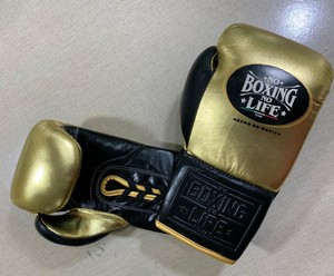 Guantes de Boxeo de Piel Sintética PU Antideslizantes de Calidad Premium para Exportación, Precio Mayorista RTS, Modelo AS-BG-5082, 'No Boxing No Life' - Product Image 1
