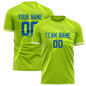 Maillot de football pour homme, impression personnalisée, manches courtes, 100% polyester, léger, séchage rapide, vêtements de sport, utilisation durable, directement de l'usine - Product Image 1