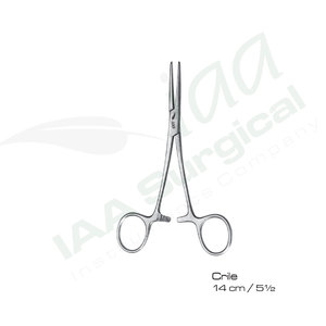 Pinces hémostatiques Crile 14 cm, instrument chirurgical manuel pour hémostase, certifié CE, en acier inoxydable - Product Image 2
