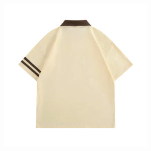 Camisa Personalizada de Verano para Hombre, 100% Algodón, Transpirable, de Secado Rápido, Ecológica, Talla Grande, para Negocios y Deportes, Corte Cuadrado, Hombros Caídos - Product Image 3