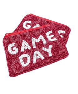 Pochette à monnaie perlée GAME DAY Belle pochette à monnaie perlée personnalisée pour femmes Pochette à monnaie tendance avec - Product Image 1