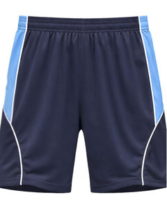 Men <b>Navy</b> Blue Light Blue Sport <b>TShirt</b> & Shorts Set Breathable Quick Dry Gym Wear Athletic Running Training Activewear Outfit Set - Product Image 6