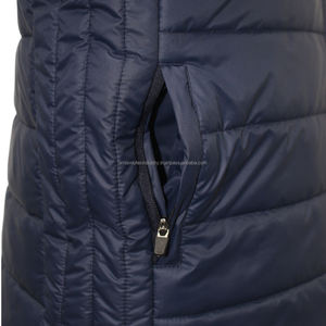High Quality Men's Lightweight Quilted Coat Sleeveless Vest with Pockets Zip up Winter <b>Jacket</b> Vests - Product Image 5