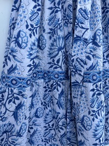 ชุดเดรสผ้าฝ้ายพิมพ์ลายแขนยาวสำหรับแต่งขอบเดรสแฟชั่นสไตล์โบฮีเมียน - Product Image 3