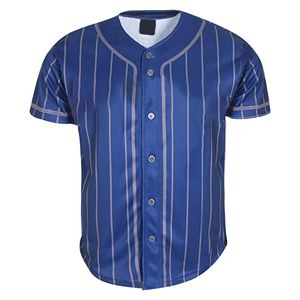 Camiseta de béisbol vintage al por mayor, a rayas, en blanco, personalizable con bordado, de malla de poliéster, antibacteriana, sin mangas, con cuello en V, deportiva - Product Image 3