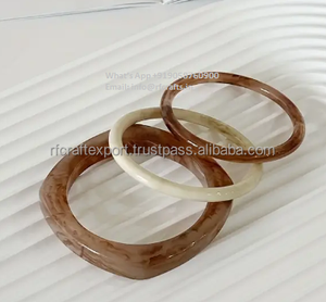 Bracelets en résine coulé de haute qualité ensemble de bracelets de 3 couleurs et femme et filles utilisent des bijoux de bracelets pour la maison par rfcrafts - Product Image 6