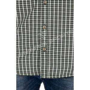 Chemise d'hiver traditionnelle bavaroise pour homme, en tricot uni, 50% coton, 50% fibre de bambou, écologique, respirante, OEM - Product Image 5