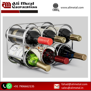 The Berrel Metal <b>Wine</b> <b>Stand</b> Decorative <b>wine</b> holder for living room decoration and party decoration Customizable - Product Image 3