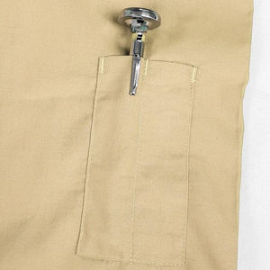 Camisas de Chef de Manga Corta, Corte Ajustado, Color Sólido, Logotipo Personalizado, Antibacterianas, Anti-UV, Uniformes Unisex para Restaurante y Bar - Product Image 5