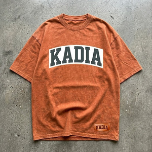 T-shirt imprimé délavé à l'acide, coupe oversize, qualité supérieure, écologique, confortable, pour homme, vente en gros - Product Image 3