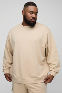Breathable High Quality Basic Grey Oversized <b>Biggie</b> Face License Print Sweatshirt Custom Cotton Blended Sweatshirt Wholesale - Product Image 5