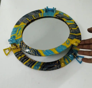 Espejo Náutico de Lujo de 24 Pulgadas, Estilo Marino Vintage, Decoración de Pared - Product Image 6