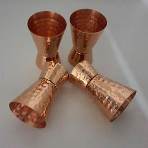 Premium Copper Double Jigger 30ml 45ml Cocktail Measuring Cup Professional Bartender Shot Measure <b>Bar</b> <b>Tool</b> Drink Mixer - Product Image 6