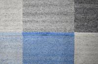 Tapis noué à la main en laine et viscose aux couleurs vives, palette Sumac |   Tapis de sol aux tons riches |   Tissage fin 6/30 |   Fait main |   Géométrique