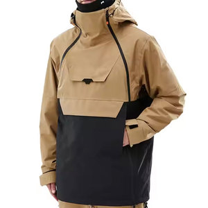 New High Quality Custom Fit Mens Bomber <b>Jacket</b> Canvas Waterproof Outer Layer Windproof Warm Design Front Private Label Options - Product Image 6