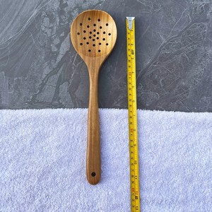 Eco-Friendly Acacia Wood <b>Measuring</b> <b>Spoons</b> & Coffee Scoop with Custom Engraved Modern Handle for Seasoning Dry Goods - Product Image 6