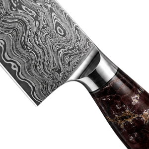 Ensemble de couteaux de chef en acier damas gravés sur mesure pour les passionnés de cuisine, fabricant en gros, couteau de cuisine professionnel en gros - Product Image 5