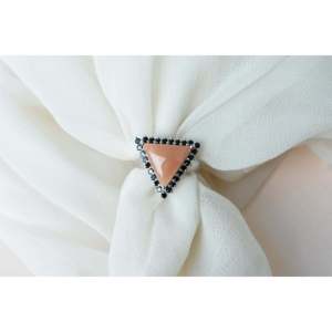 Platinum <b>Peridot</b> Prong Set Ring for Children Handmade Designer Statement <b>Jewelry</b> - Product Image 2