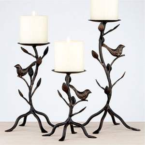 Ensemble de chandeliers de luxe en fer forgé pour bougies pilier, style moderne, en métal, pour mariages, maisons, hôtels, centres de table - Product Image 2