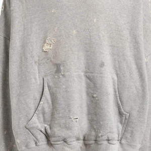 Sweat-shirts d'hiver pour hommes, coupe ample, effet vieilli, délavé à l'acide, effet soleil, 100% coton - Product Image 3