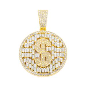 Pendentif en diamant de qualité supérieure, best-seller, en forme de signe dollar, pour style rappeur ou spectacles sur scène, disponible au prix d'exportation - Product Image 3