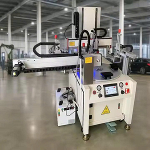 Impresora de pantalla rotativa automática de 4 Estaciones, nueva máquina de brazo robótico para productos planos de plástico y cosméticos, 2 unidades - Product Image 5