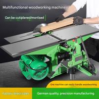 Machine à dégauchir et à raboter le bois industrielle robuste CWM 150, combinaison de machines à bois 5 en 1, spirale