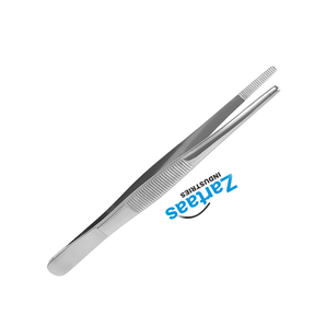 Pinces chirurgicales standard sans dents en acier inoxydable de haute qualité, largeur moyenne 14 cm – Fabricant et exportateur d'instruments chirurgicaux - Product Image 4
