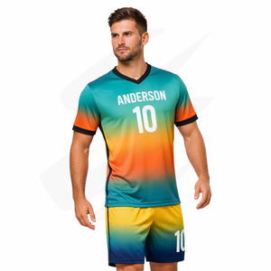 Uniformes de Fútbol al por Mayor, Camisetas de Fútbol para Hombres, Mujeres y Niños, de Secado Rápido, Transpirables, de Malla, Ropa Deportiva Personalizada de Fábrica - Product Image 5