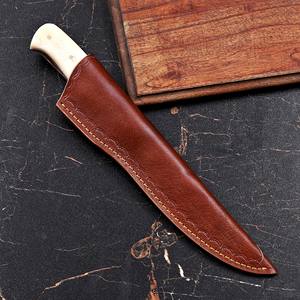 Cuchillo de Filetear Hecho a Mano de Acero Inoxidable con Funda de Cuero, Cuchillo de Pesca Personalizado de Alta Dureza y Extra Afilado - Product Image 6