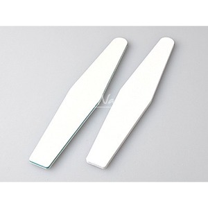 Lima de Uñas Blanca Coreana 80/100 Grit Cónica, Logotipo Personalizado OEM para Venta al por Mayor en Salones de Belleza - Product Image 1
