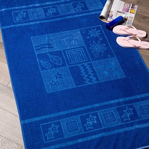 Toalla de Playa Moderna de Lujo, Ligera, de Algodón/Poliéster, de Alta Absorción, para Todas las Estaciones, para Natación y Entrenamiento - Product Image 3