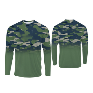 Sudadera de Pesca Personalizada para Hombre, Impresión Digital, Camuflaje, UPF50+, Secado Rápido, Protección UV, Manga Larga, para Actividades al Aire Libre - Product Image 4