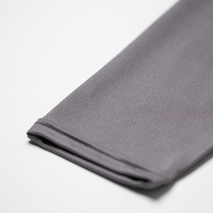 กางเกงวอร์มเข้ารูปมีกระเป๋ามีซิปกางเกงวิ่งกางเกงวอร์มเอวยืดสีเทา - Product Image 3