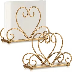 Durable Decorative Metal Napkin Stand For Dining Table And <b>Kitchen</b> Modern <b>Tissue</b> <b>Holder</b> For Home Office And Restaurant - Product Image 6