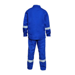 Combinaison de travail pour hommes, résistante aux flammes, 88% coton, 12% nylon, haute visibilité, prix bas, confortable - Product Image 6