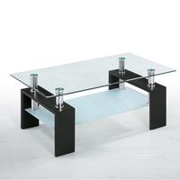 Table basse de luxe en bois brun et fer, table d'appoint carrée ou ovale, pour maison intelligente, villa, salle à manger de luxe