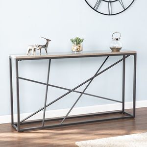 Modern Hall <b>Console</b> Furniture With Marble Finish Sophisticated Metal Frame For Premium Apartment Decoration And Display Purposes - Product Image 2