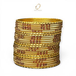 Fashion Highest Selling Kids Gold Plated Stainless Steel <b>Crystal</b> Wedding Premium Zircon Bangles for Gifts Wholesale Price - Product Image 4