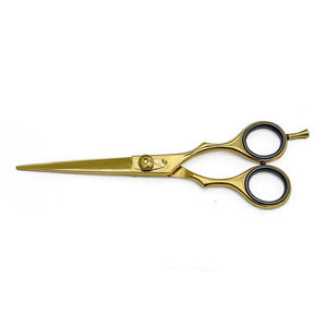 Or Plasma Couleur Chaude Barbier Ciseaux De Coupe De Cheveux En Acier Inoxydable Barber Dressing Façonner Ciseaux De Toilettage - Product Image 4