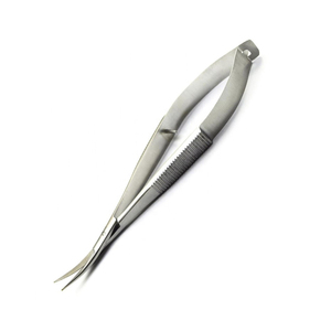 Ciseaux à sourcils personnalisés avec logo brodé, à pointe droite, en acier inoxydable de qualité chirurgicale, antistatiques et durables - Product Image 1