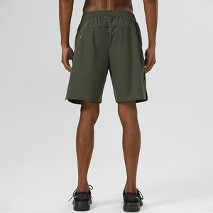 Shorts d'entraînement respirants en maille avec panneaux, conception anti-frottement, évacuation de l'humidité, bas de sport multifonctionnels - Product Image 2