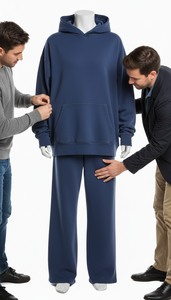 Conjunto Deportivo de Felpa de Algodón Unisex, Tejido Suave, Cálido y Transpirable, Ajuste Cómodo, Ropa Casual para el Día a Día, Sudadera con Capucha y Pantalones Deportivos - Product Image 6
