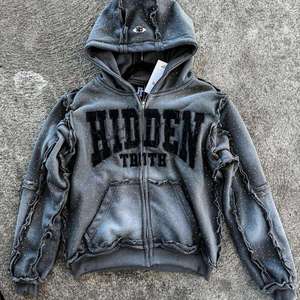 Sweat-shirts à capuche personnalisés en coton avec logo imprimé jungle, streetwear, vente en gros, plusieurs couleurs, confortables, graphiques, de haute qualité, pour hommes - Product Image 3