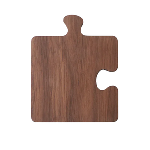 Sous-verres en bois à puzzle noirs, écologiques, pour la maison et la table, sécuritaires pour verres et tasses, vente en gros - Product Image 6