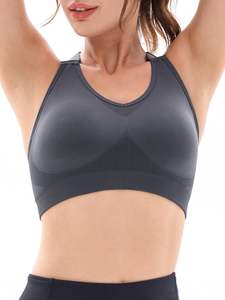 Soutien-gorge de sport tendance, haute qualité, logo personnalisé, nouveau design, léger, vêtements de fitness pour femmes - Product Image 4