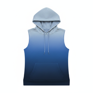 Sudaderas con Capucha de Alta Calidad para Mujer, 100% Algodón, para Gimnasio, con Logotipo Personalizado, sin Mangas, Ropa Deportiva con Patrón Sólido - Product Image 1