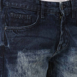 Shorts en jean baggy décontractés brodés pour hommes et femmes, style hip-hop d'été, éco-responsables, service OEM - Product Image 5