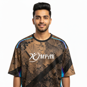 Camiseta de Hombre, Corte Regular, Poliéster/Algodón, Sublimada, Estilo Casual Urbano, Moderna, Transpirable y de Secado Rápido - Product Image 1