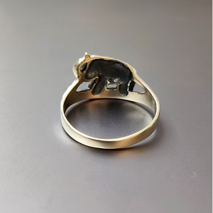 Vintage Style 925 Silver Animal Design Unisex <b>Ring</b> with <b>Plain</b> Design 3.4 Grams for Everyday Wear Anti Tarnish Jewelry - Product Image 4